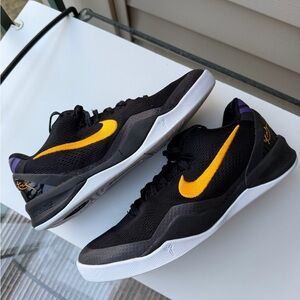 Nike Kobe 8 Protro Lakers Away Mens 7 (7Y) Basketball Shoes Black FN0266-002